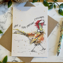 Load image into Gallery viewer, Have a very Pheasant Christmas - Christmas Card
