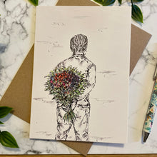 Load image into Gallery viewer, Floral Guy - Behind Back
