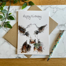 Load image into Gallery viewer, Munching Cow Birthday Card
