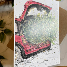 Load image into Gallery viewer, Christmas Tree Car boot - Christmas Card
