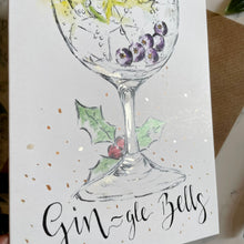 Load image into Gallery viewer, Gin-gle Bells! - Christmas Card

