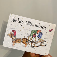 Load image into Gallery viewer, Santa’s Little Helper - Christmas Card
