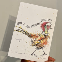 Load image into Gallery viewer, Have a very Pheasant Christmas - Christmas Card
