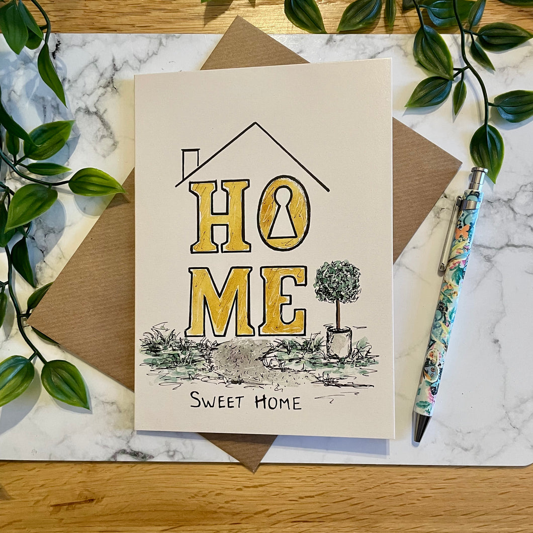 Home Sweet Home - New Home card