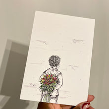 Load image into Gallery viewer, Floral Boy - Behind Back
